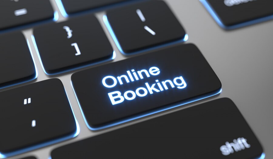 Online Booking keyboard